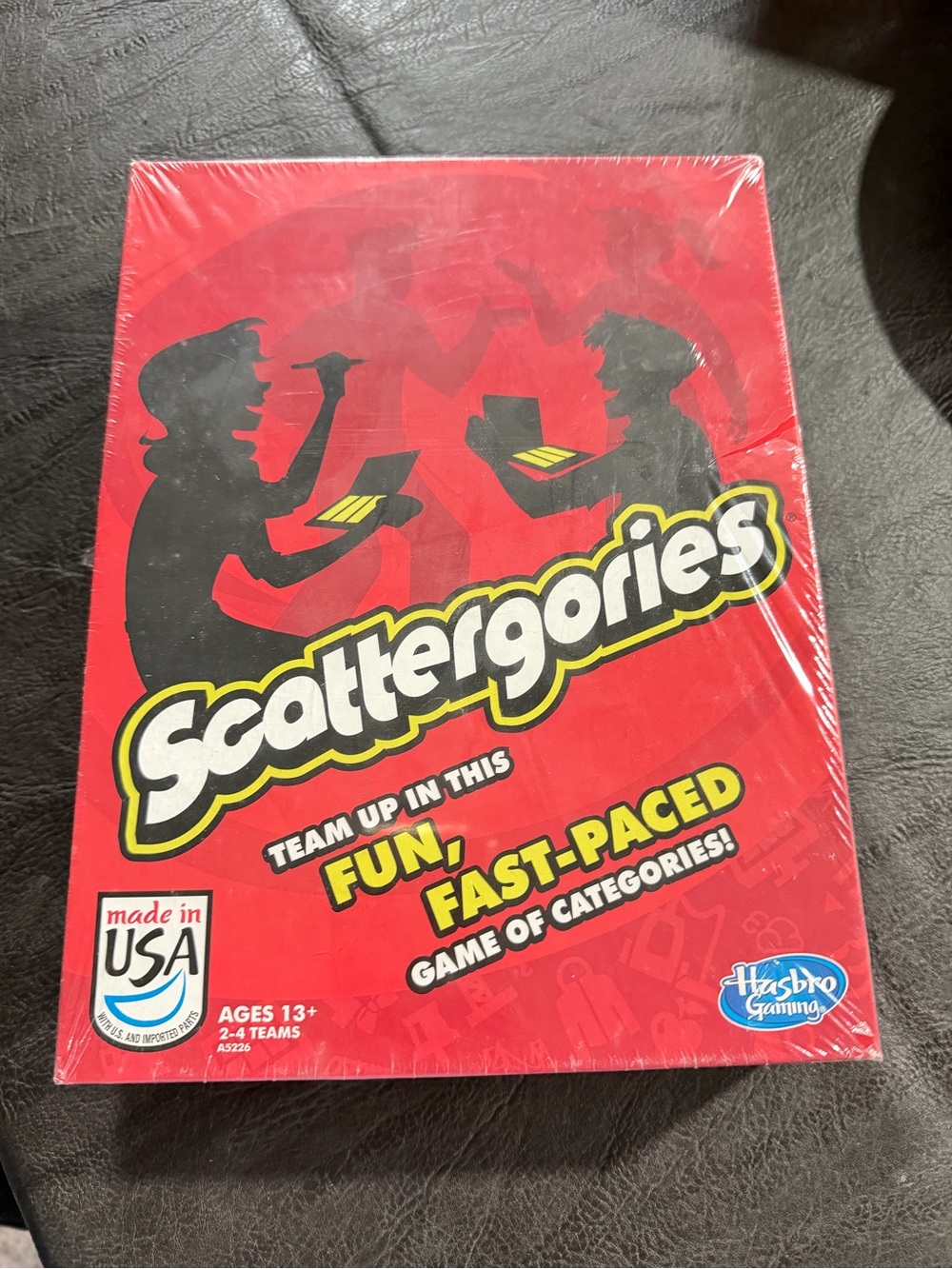 Hasbro Scattergories Party Game - Red and Black Box Art